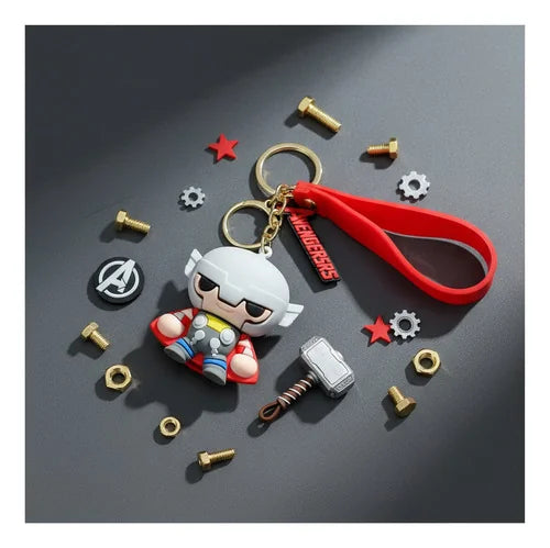 Llavero o Colgante Mochila Cute Thor Capa