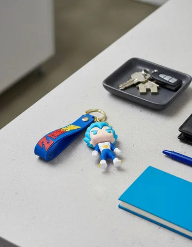 Llavero o Colgante Mochila Cute Vegeta Super Saiyan Blue