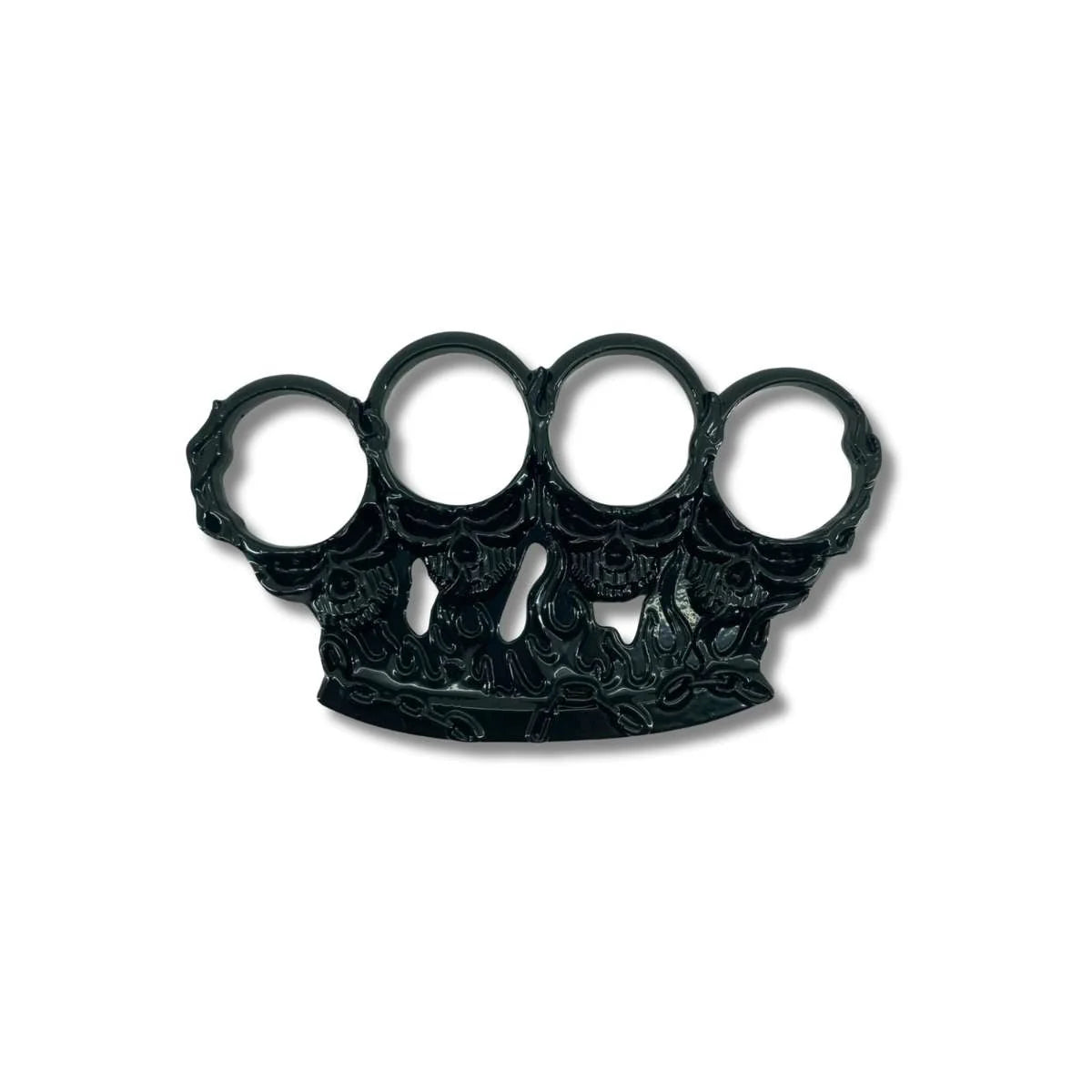 Manopla Calavera Negra 4 dedos