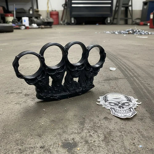 Manopla Calavera Negra