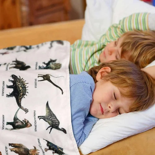 Manta Suave y Acogedora de Dinosaurios para Niñ@s 127 x 152 cm