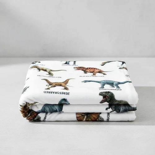 Manta Suave y Acogedora de Dinosaurios para Niñ@s 127 x 152 cm