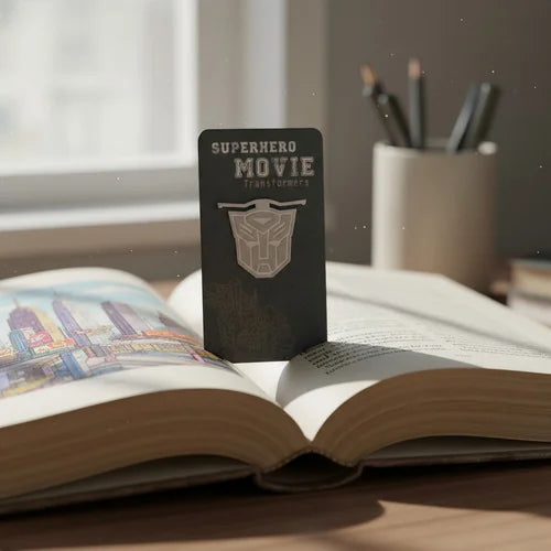 Marcapáginas Metalizado Optimus Prime