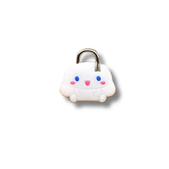 Mini candado blanco con diseño de Cinnamoroll – estilo kawaii Sanrio
