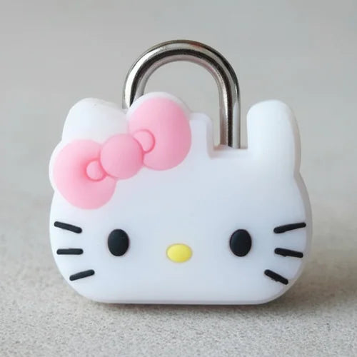 Mini Candado Hello Kitty Moño Rosa