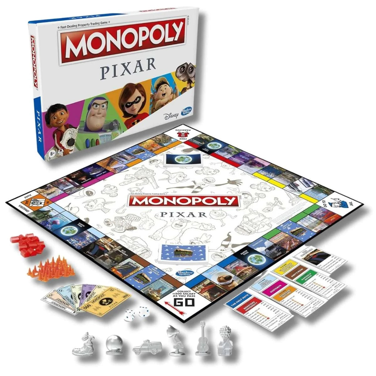 Monopoly Pixar Fichas