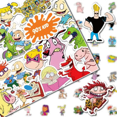 Pack x 5 Stickers Cartoons