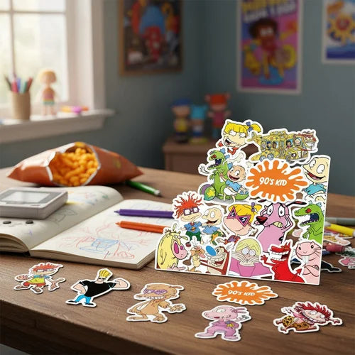 Pack x 5 Stickers Cartoons