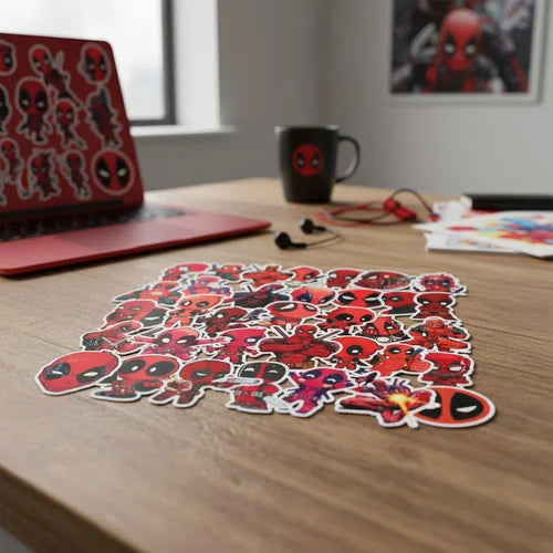 Pack x 5 Stickers DeadPool
