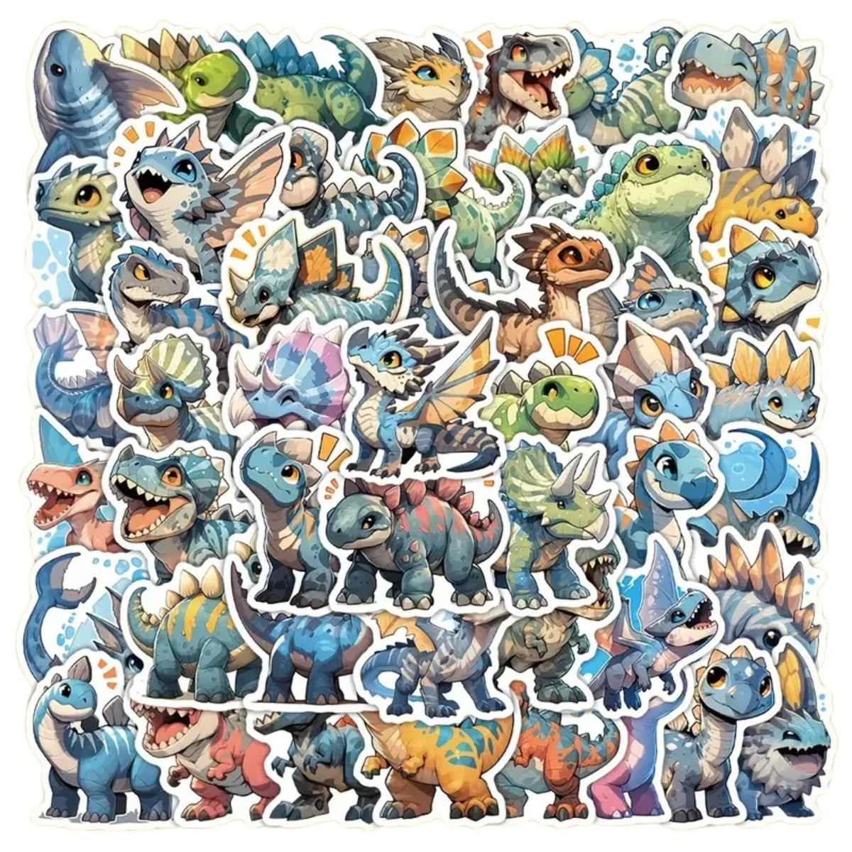 Pack x 5 Stickers Dinosaurios