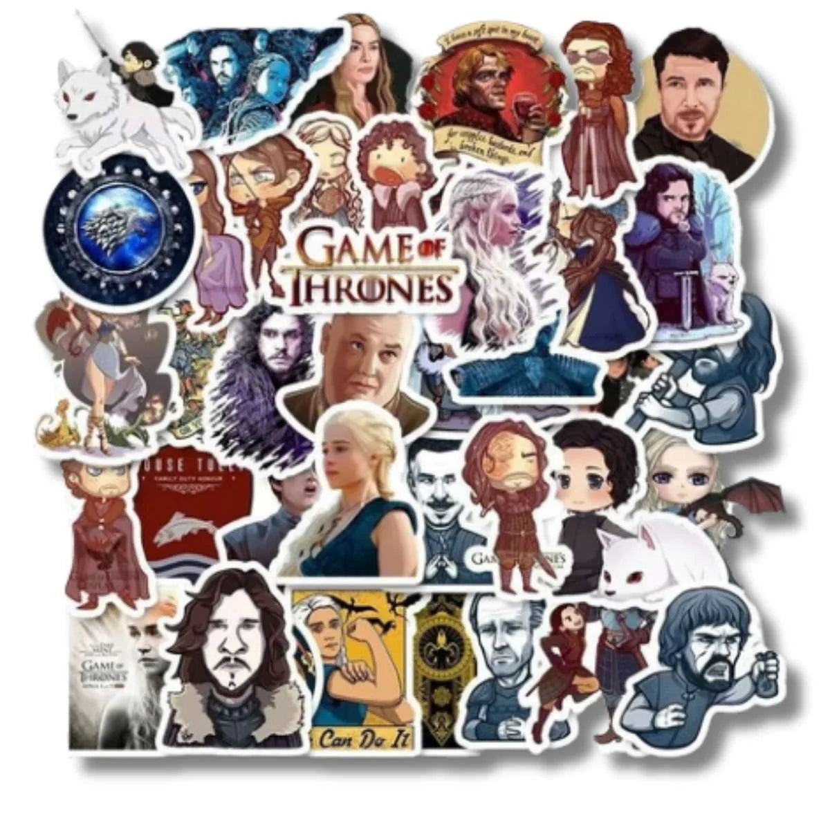 Pack x 5 Stickers Game of Thrones