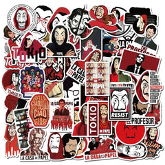 Pack x 5 Stickers La Casa De Papel