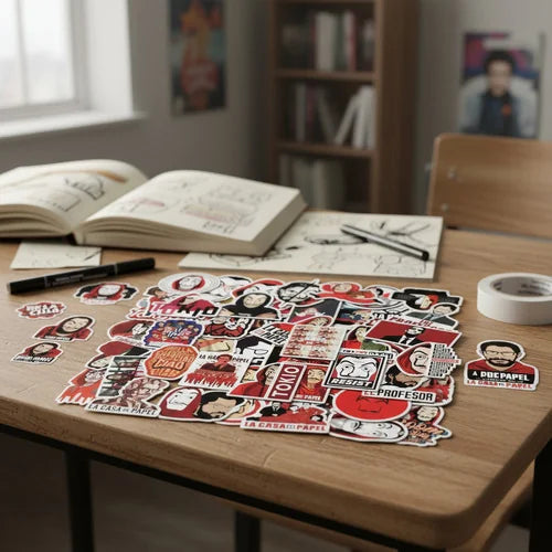 Pack x 5 Stickers La Casa De Papel