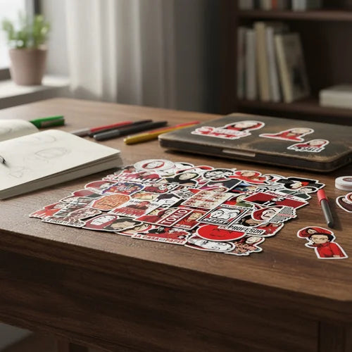 Pack x 5 Stickers La Casa De Papel
