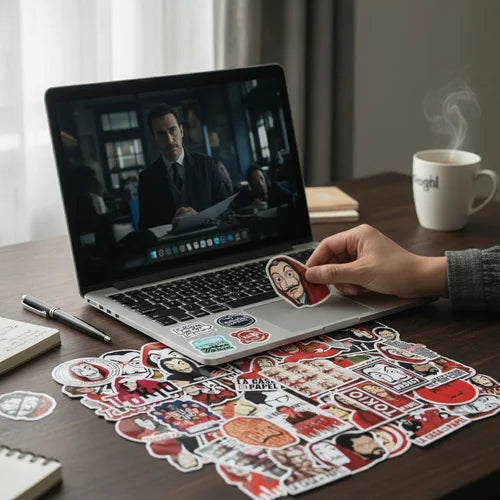 Pack x 5 Stickers La Casa De Papel
