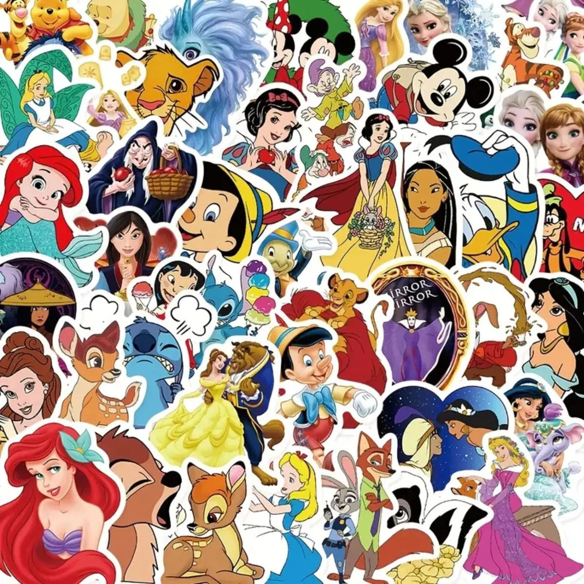 Pack x 5 Stickers Princesas Disney