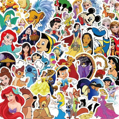 Pack x 5 Stickers Princesas Disney