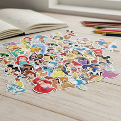 Pack x 5 Stickers Princesas Disney