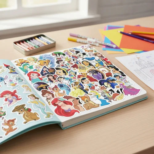 Pack x 5 Stickers Princesas Disney