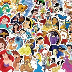 Pack x 5 Stickers Princesas Disney