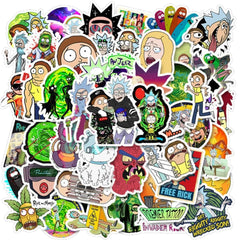 Pack x 5 Stickers Rick And Morty