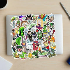 Pack x 5 Stickers Rick And Morty
