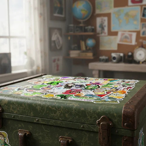 Pack x 5 Stickers Rick And Morty