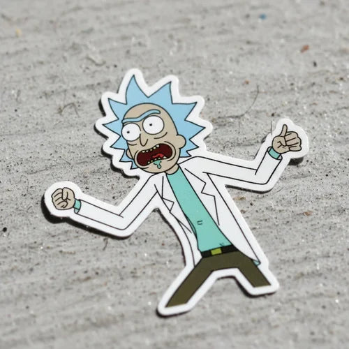 Pack x 5 Stickers Rick And Morty