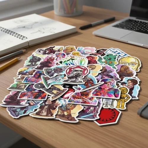 Pack x 5 Stickers Star Wars