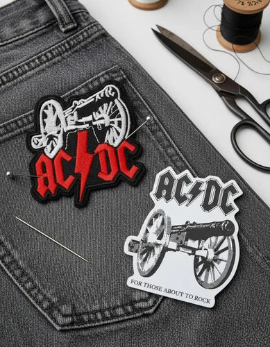 Parche Camiseta AC/DC Cañón