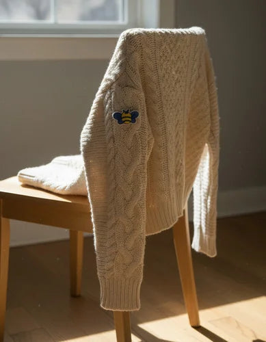 Parche Camiseta Abeja Azul y Amarilla