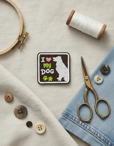 Parche Camiseta Amo a Mi Perro