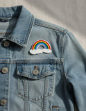 Parche Camiseta Arcoíris con Nubes