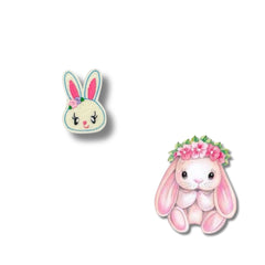 Parche Camiseta Conejita Floral Kawaii