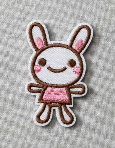 Parche Camiseta Conejita en Vestido Rosa