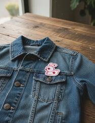 Parche Camiseta Conejito Rosado Tierno