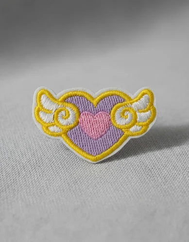 Parche Camiseta Corazón con Alas