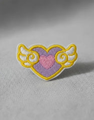 Parche Camiseta Corazón con Alas