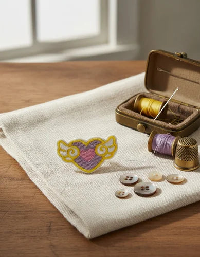 Parche Camiseta Corazón con Alas