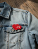 Parche Camiseta Corazones I Love U