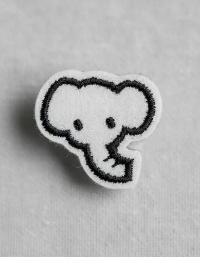 Parche Camiseta Elefante Blanco