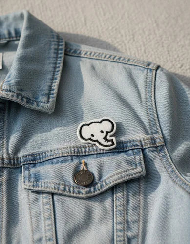 Parche Camiseta Elefante Blanco