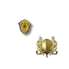 Parche Camiseta Escudo Dorado Elegante