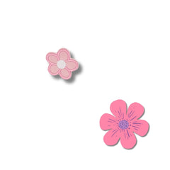Parche Camiseta Flor Rosa Pastel