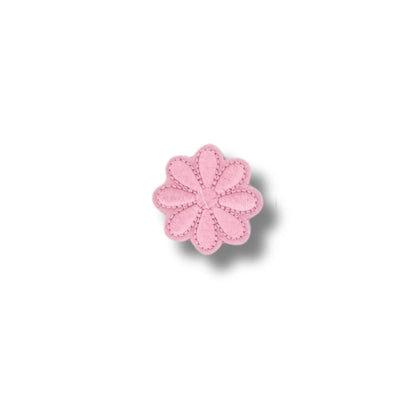 Parche Camiseta Flor Rosada Pastel