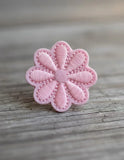 Parche Camiseta Flor Rosada Pastel