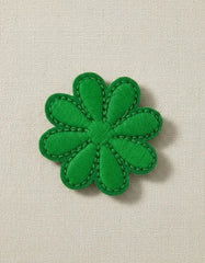 Parche Camiseta Flor Verde