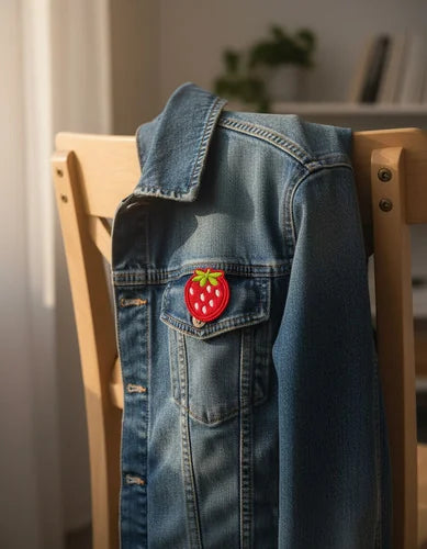 Parche Camiseta Fresa Clásica