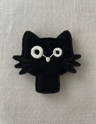 Parche Camiseta Gatito Negro