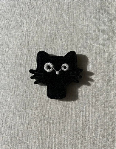 Parche Camiseta Gatito Negro